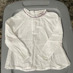 White OshKosh 5t Girls long sleeve